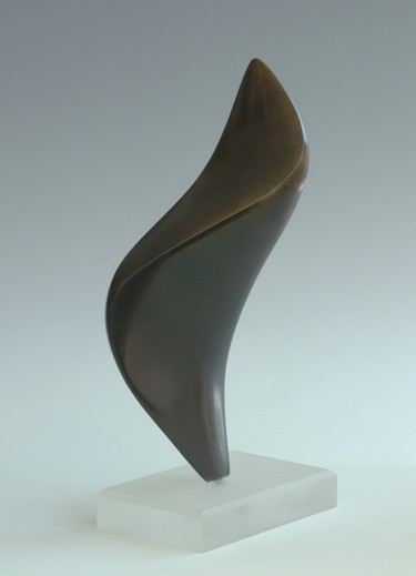 Sculpture intitulée ""La flamme"" par Martine Camors, Œuvre d'art originale, Bronze