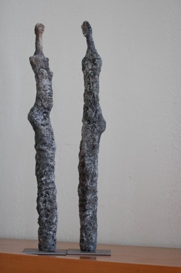 Sculpture intitulée "Empreinte 2.jpg" par Martine Camors, Œuvre d'art originale, Terre cuite