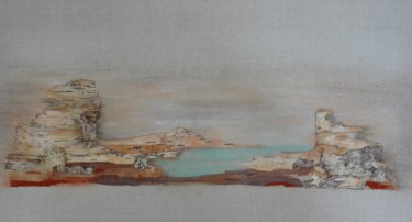 Collages intitulée "Naxos" par Martine Capdeville-Lacomme, Œuvre d'art originale
