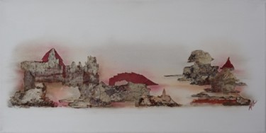 Collages intitulée "China" par Martine Capdeville-Lacomme, Œuvre d'art originale