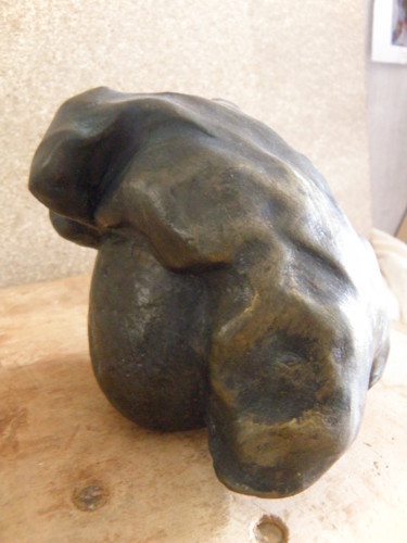 Sculpture intitulée "2014-sculptures-art…" par Martine Chaperon, Œuvre d'art originale, Terre cuite