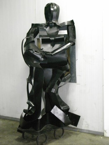 Sculpture titled "DANAES" by Martine Daigre, Original Artwork, Metals