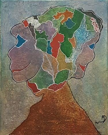 Peinture intitulée "la-magie-des-arbres…" par Martine Durand, Œuvre d'art originale