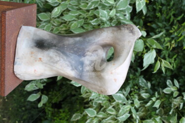 Sculpture titled "torse 2" by Martine France Moreau, Original Artwork, Ceramics