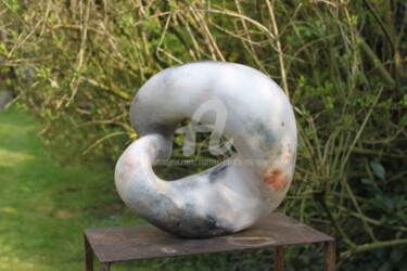 Sculpture titled "torsion2" by Martine France Moreau, Original Artwork, Ceramics