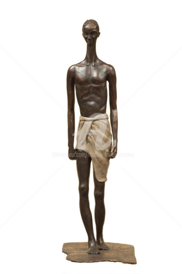 Sculptuur getiteld "errant" door Martine France Moreau, Origineel Kunstwerk, Bronzen