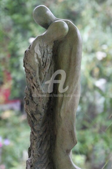 Skulptur mit dem Titel "tendresse" von Martine France Moreau, Original-Kunstwerk, Bronze