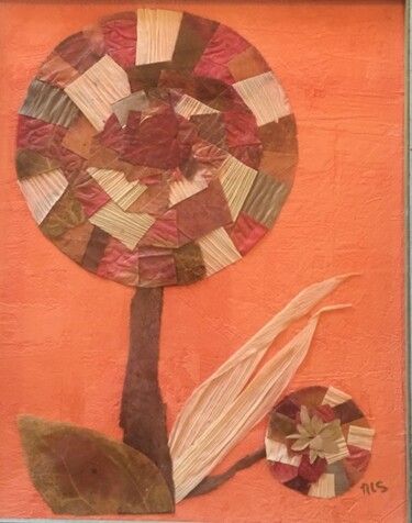 Collages titled "bilboquet" by Martine Le Scoul, Original Artwork, Collages