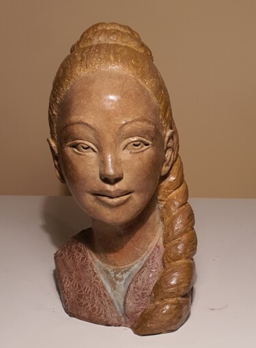 Sculpture titled "Nad" by Martine Lee, Original Artwork, Bronze