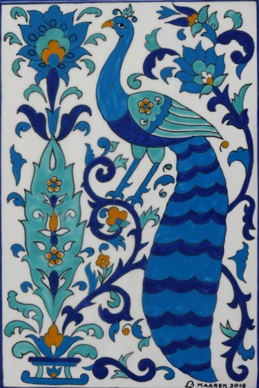 Handwerk mit dem Titel "ceramique-grand-pao…" von Martine Maarek, Original-Kunstwerk, Heimdekor