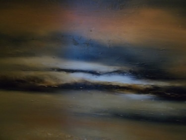 Peinture intitulée "Le ciel ou l'irréal…" par Martine Moreau, Œuvre d'art originale, Huile