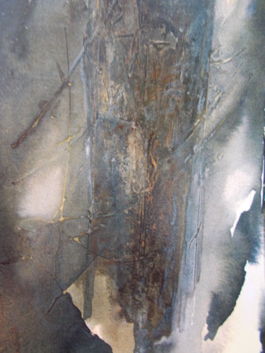 Painting titled "à Orphée" by Martine Moreau, Original Artwork, Acrylic