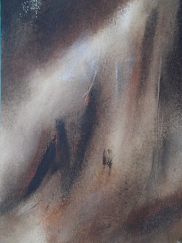 Pintura titulada "Dans le silence de…" por Martine Moreau, Obra de arte original, Oleo