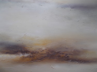 Peinture intitulée "Les rives du vide" par Martine Moreau, Œuvre d'art originale, Huile