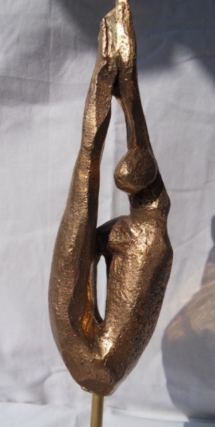 Sculpture intitulée "Mouvance" par Martine Velasque, Œuvre d'art originale