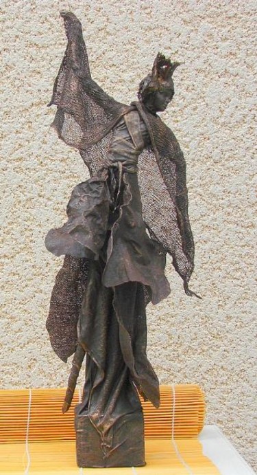 Sculpture intitulée "meyya la danseuse" par Sophine Sculptures, Œuvre d'art originale, Techniques mixtes