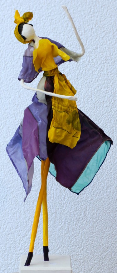 Sculpture intitulée "éluna" par Sophine Sculptures, Œuvre d'art originale, Résine