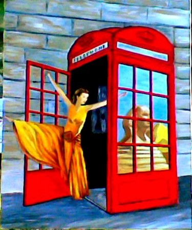 Painting titled "danseuse" by Martine Zendali, Original Artwork