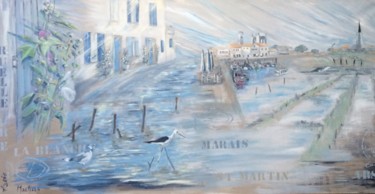 ile de ré.jpg Peinture intitulée "ile de ré.jpg" par Martins Marie Pascale, Œuvre d'art originale, Acrylique