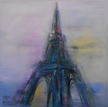 "Eiffel Tower" başlıklı Tablo Martinus Sumbaji tarafından, Orijinal sanat, Akrilik
