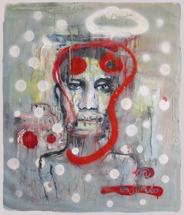 "Skull's Basquiat" başlıklı Tablo Martinus Sumbaji tarafından, Orijinal sanat, Akrilik