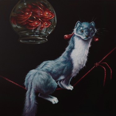 Marginal Peinture intitulée "Marginal" par Marty Crouz, Œuvre d'art originale, Acrylique Monté sur Châssis