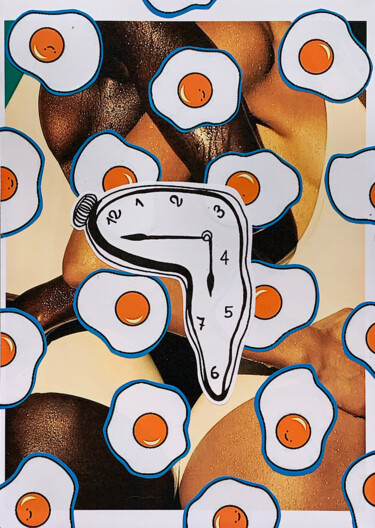 Collagen mit dem Titel "melted" von Marvin Rodrigues, Original-Kunstwerk, Collagen
