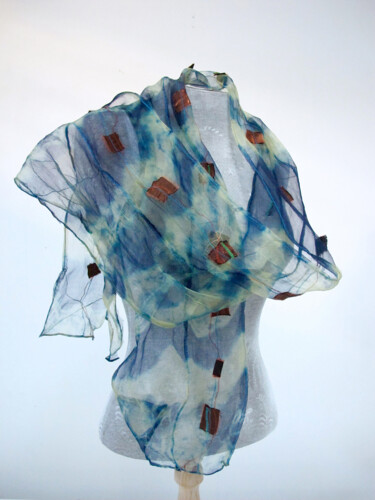Artcraft titled "Silk Chiffon dyed w…" by Mary Downe, Original Artwork