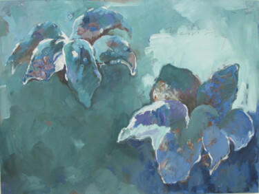 Painting titled "Midwinter" by Mary Downe, Original Artwork, Oil