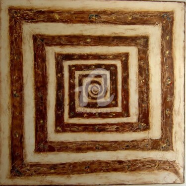 Peinture intitulée "La Spirale" par Mary Larsson, Œuvre d'art originale