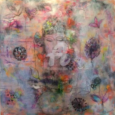 Pintura titulada "Inner peace" por Mary Larsson, Obra de arte original