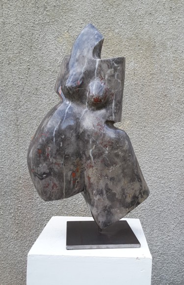 Sculpture intitulée "Kimono" par Maryvonne Lorgeré, Œuvre d'art originale, Pierre