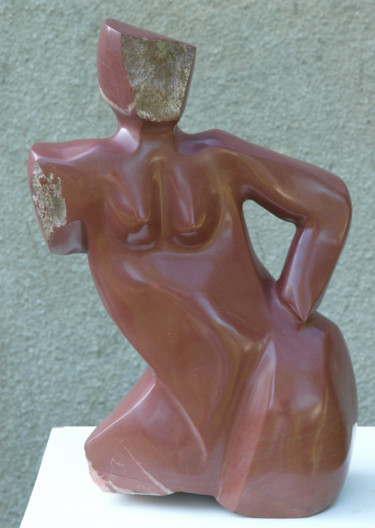 Sculpture titled "Carmen" by Maryvonne Lorgeré, Original Artwork, Stone