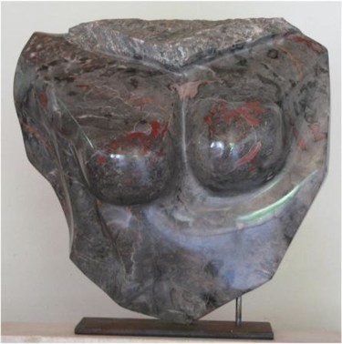 Sculpture titled "Charlotte" by Maryvonne Lorgeré, Original Artwork, Stone