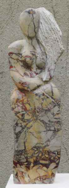 Sculpture titled "Charline" by Maryvonne Lorgeré, Original Artwork, Stone