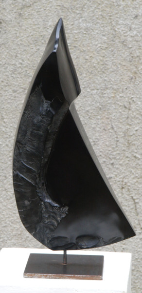 Sculpture intitulée "Nautile" par Maryvonne Lorgeré, Œuvre d'art originale, Pierre