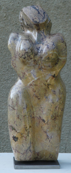 Sculpture titled "Vénus" by Maryvonne Lorgeré, Original Artwork, Stone