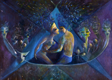 Pintura titulada "Zamba" por Mary Lozano, Obra de arte original, Oleo