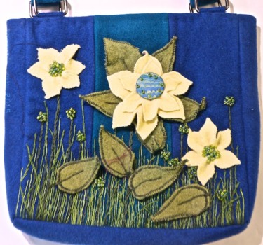 Artcraft titled "Spring!" by Mary Lynn Heth, Original Artwork, Bags and Luggages