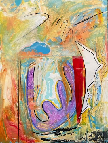 Картина под названием "The Healing Code 3" - Mary Mcdowell Morgan Estep (Mary E. Morgan), Подлинное произведение искусства,…