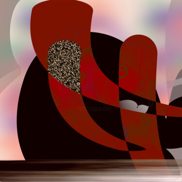 Digitale Kunst mit dem Titel "SUMMER BREEZE - Lim…" von Mary Ness, Original-Kunstwerk, Digitale Malerei
