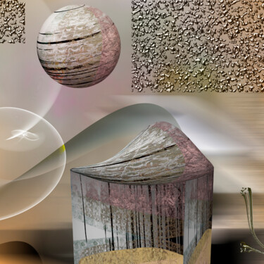 Digitale Kunst mit dem Titel "THE FOG HAS LIFTED…" von Mary Ness, Original-Kunstwerk, Digitale Malerei