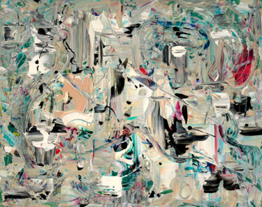 Картина под названием "HIDDEN TREASURES" - Mary Ness, Подлинное произведение искусства, Акрил