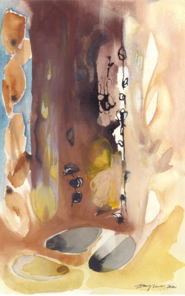 Pintura titulada "Chute" por Mary Wees, Obra de arte original, Tiza