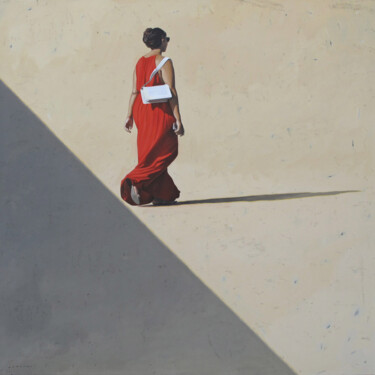 Sous le ciel inaperçu Peinture intitulée "Sous le ciel inaper…" par Marylin Cavin, Œuvre d'art originale, Acrylique Monté sur Châssis