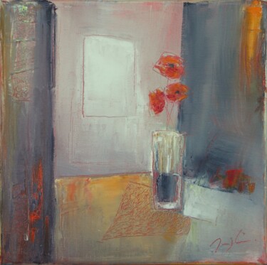 Painting titled "111-20." by Maryline Mercier, Original Artwork, Oil