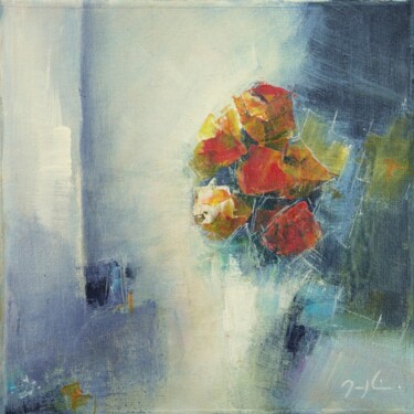 Painting titled "111-27." by Maryline Mercier, Original Artwork, Oil