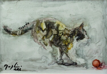 Dibujo titulada "Tagada." por Maryline Mercier, Obra de arte original, Tinta