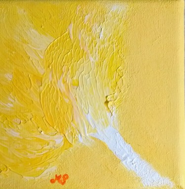 Painting titled "L'arbre d'or. PF" by Maryline Payssé, Original Artwork, Acrylic