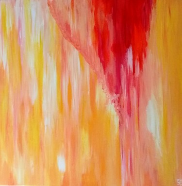 Peinture intitulée "À feu et à sang" par Maryline Payssé, Œuvre d'art originale, Acrylique